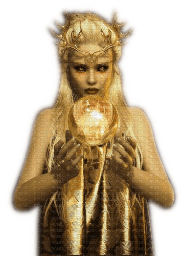 Rena gold Magic Girl Mädchen Woman - gratis png