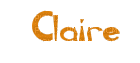 claire - Ingyenes animált GIF