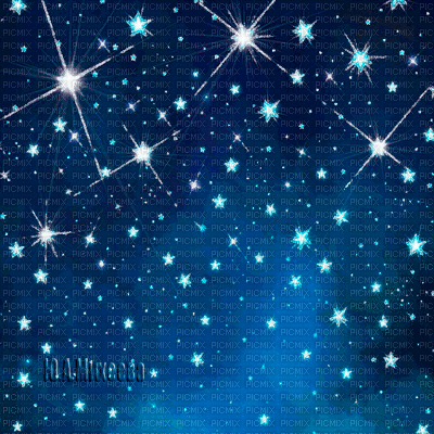 Y.A.M._Night, stars background - GIF animé gratuit