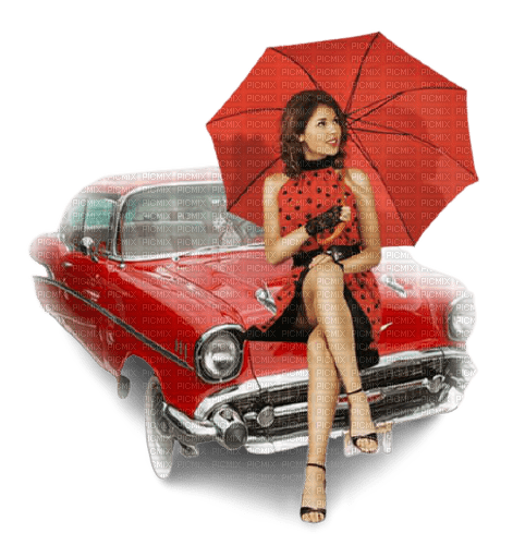 vintage woman - darmowe png