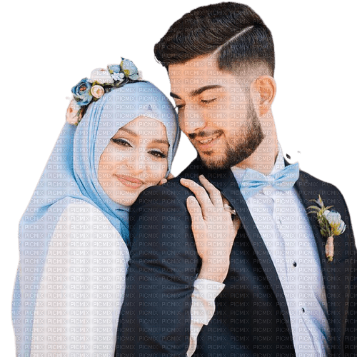 Couple Love Muslim Wedding - Bogusia - besplatni png