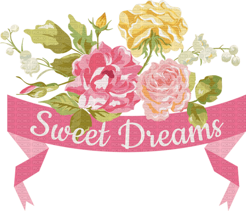 text sweet dreams milla1959 - PNG gratuit