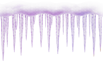 soave deco winter border ice purple - PNG gratuit
