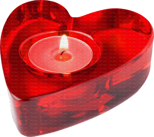 Candle.Heart.Red - png gratuito