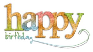 happy birthday - 免费PNG