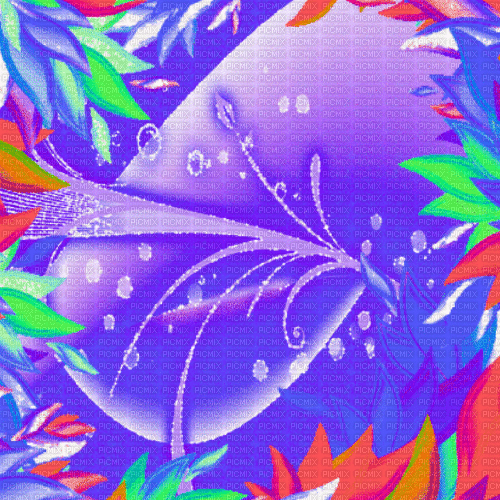 Di/BG / hintergrund.graphic.purple.rainbow idca - Gratis animerad GIF