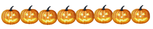 halloween border pumpkin kikkapink - bezmaksas png