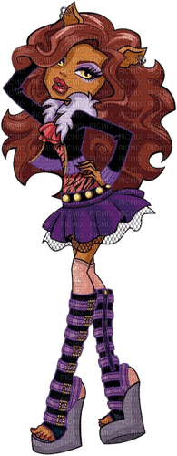 clawdeen wolf monster high - zadarmo png