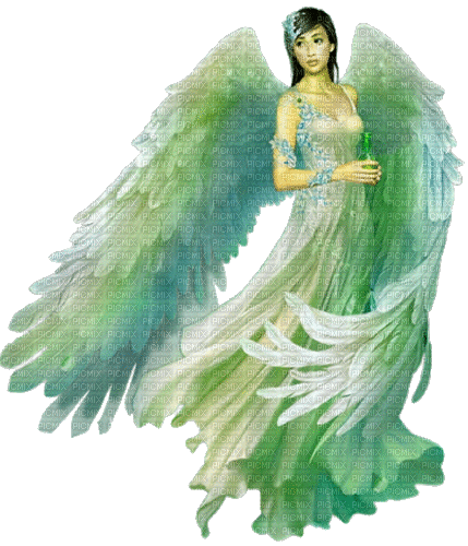 dolceluna woman angel fantasy - GIF animasi gratis