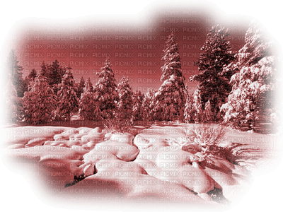 winter landscape bp - 免费PNG