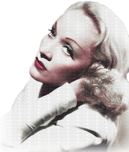 soave woman vintage Marlene Dietrich pink - 免费PNG