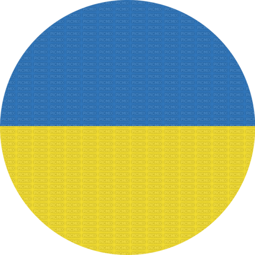 Ukraine Circle Flag Colors - Free PNG