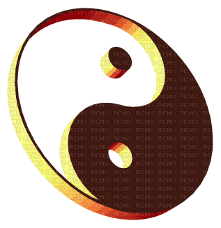 ying y yang - GIF animado grátis