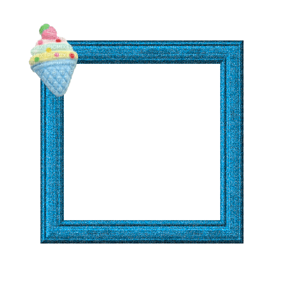Small Blue Frame - darmowe png