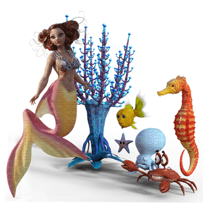 mermaid, merenneito - nemokama png