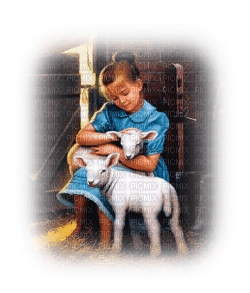 child with animal bp - bezmaksas png