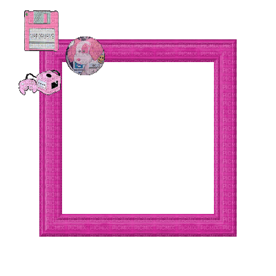 Small Pink Frame - GIF animado gratis