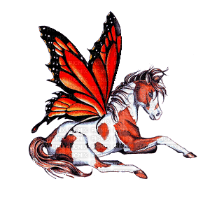 Kaz_Creations Butterflies  Butterfly Horse - Free PNG