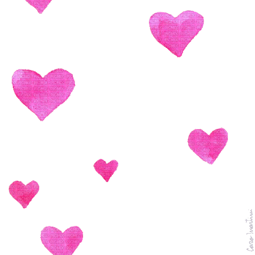 Floating hearts - Darmowy animowany GIF