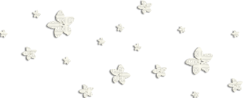 soave deco flowers scrap white - Free PNG