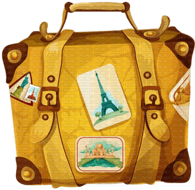Kaz_Creations Luggage - Free PNG
