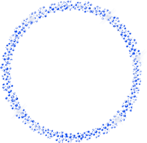 Circle.Frame.Blue - PNG gratuit
