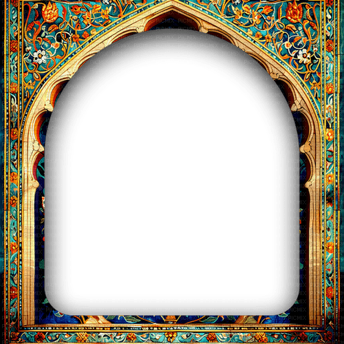 ♡§m3§♡ Islamic yellow frame image - PNG gratuit