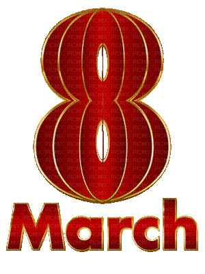 March 8 - Bezmaksas animēts GIF