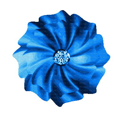 Flower, Flowers, Deco, Decoration, Blue, GIf - Jitter.Bug.Girl - Bezmaksas animēts GIF