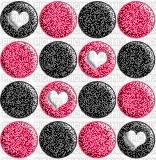 Background. Black. Pink. Heart. Gif. Leila - Δωρεάν κινούμενο GIF