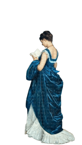 woman reading - 免费PNG