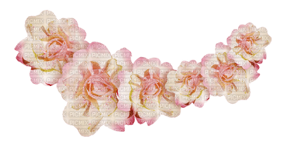 pink-flower-deco-minou52 - 無料png