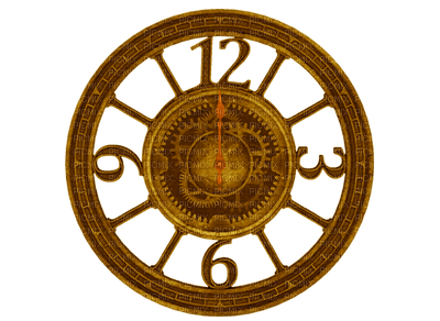 Kaz_Creations Clock Happy New Year - zadarmo png