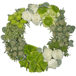 Kaz_Creations Deco Flowers Flower Wreath Colours - besplatni png
