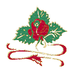 Róża deco - Besplatni animirani GIF