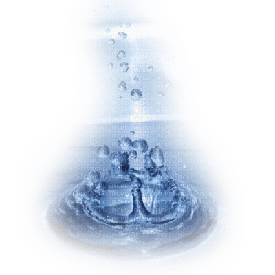 cecily-flaque eau bleutee - PNG gratuit