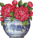 pot de fleurs - Безплатен анимиран GIF