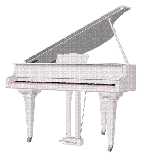 pink piano deco - 免费PNG