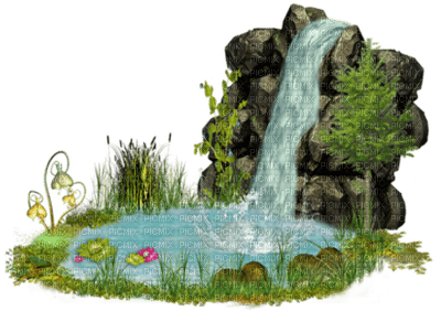 cascade waterfall - фрее пнг