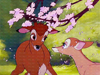 ✶ Bambi & Faline {by Merishy} ✶ - GIF animado grátis