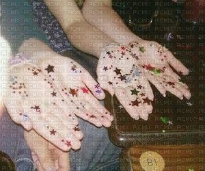 glitter hands - png grátis