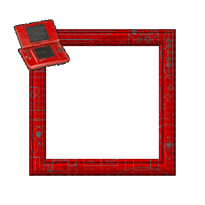 Small Red Frame - GIF animasi gratis
