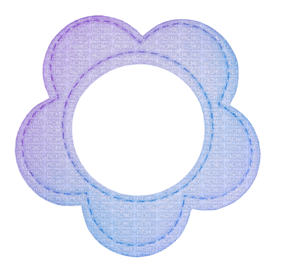 Kaz_Creations Deco Circle Flower Frame - PNG gratuit