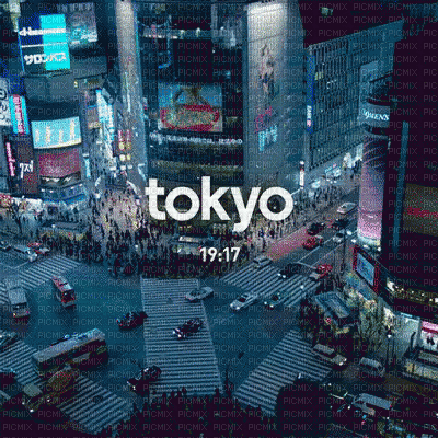 Tokyo ❤️ elizamio - Bezmaksas animēts GIF