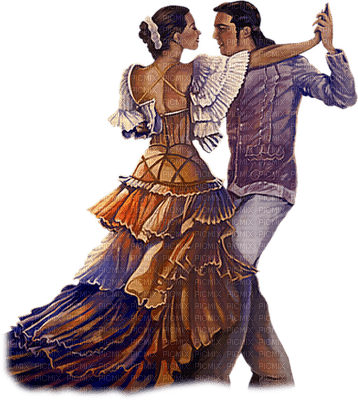 tango dancer - png grátis