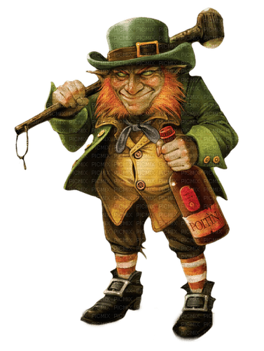 st. Patrick gnome  by nataliplus - bezmaksas png