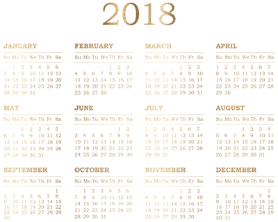 loly33 calendrier 2018 - 無料png