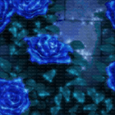 Blue Roses Background - Darmowy animowany GIF