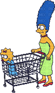 Marge simpson - Animovaný GIF zadarmo