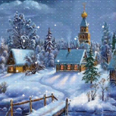 fond hiver winter noel - 無料のアニメーション GIF